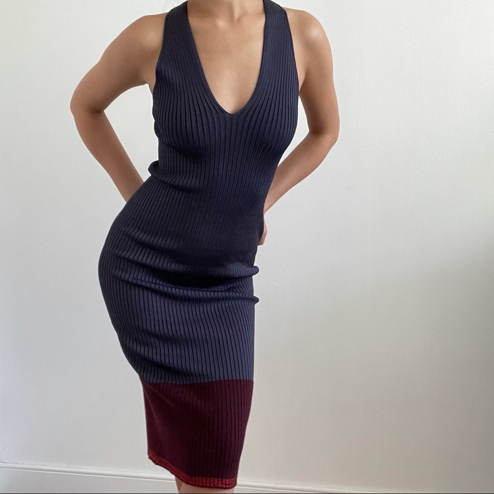 BNWOT Rag & Bone purple burgundy wool knit dress